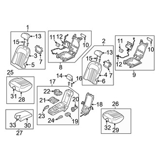 Genesis OE - Front Left Seat Cushion Foam