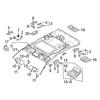 Genesis OE - Interior Grab Bar Nut
