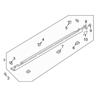 Genesis OE - Pillars, Rocker & Floor - Exterior Trim