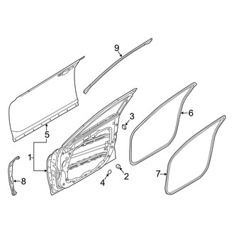 Genesis OE - Front Door - Door & Components