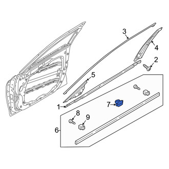 Genesis OE - Door Molding Clip