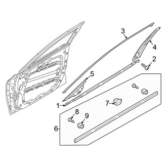 Genesis OE - Front Door - Exterior Trim