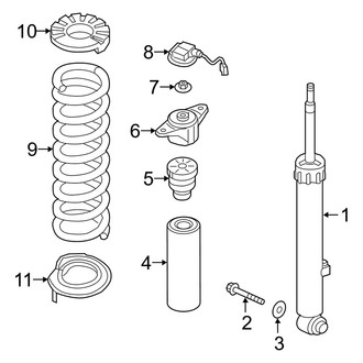 Genesis OE - Rear Suspension - Shocks & Components