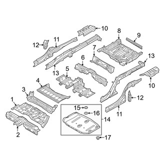 Genesis OE - Rear Body & Floor - Rear Floor & Rails