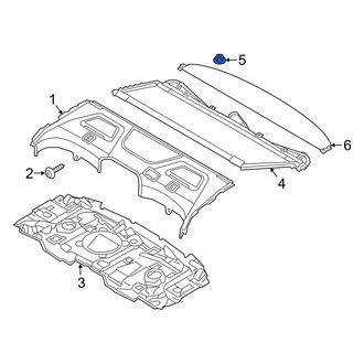 Genesis OE - Back Glass Sunshade Nut