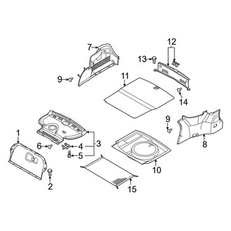 Genesis OE - Rear Body & Floor - Interior Trim (Rear Compartment)
