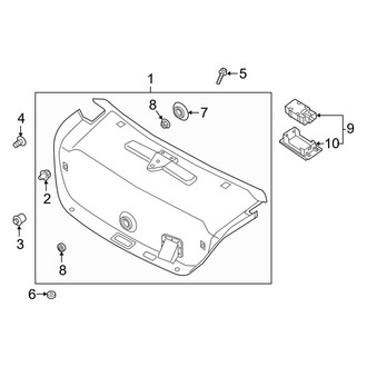 Genesis OE - Trunk Lid - Interior Trim