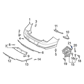 Genesis OE - Quarter Panel Splash Shield Nut