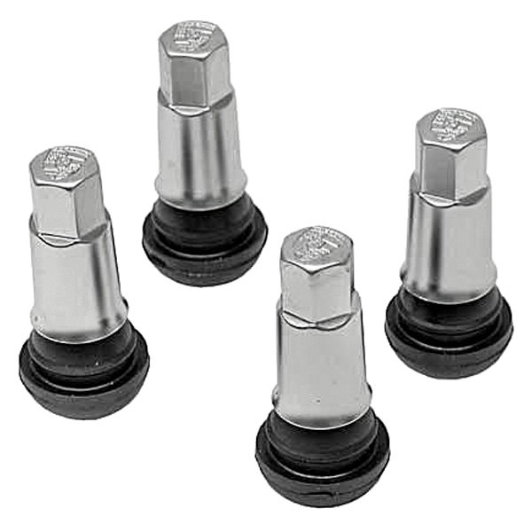 Genuine® 00004460100 Polished Wheel Valve Stem Set