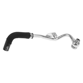 Genuine® - Driver Side Steel Turbocharger Coolant Hose with Rubber Coolant Hoses For 5-8 Cylinders