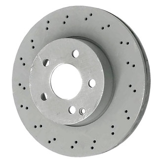 Genuine® - Drilled Vented Front Driver Side Brake Rotor