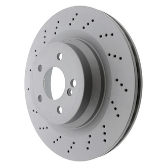 Genuine® - Drilled Vented Rear Passenger Side Brake Rotor