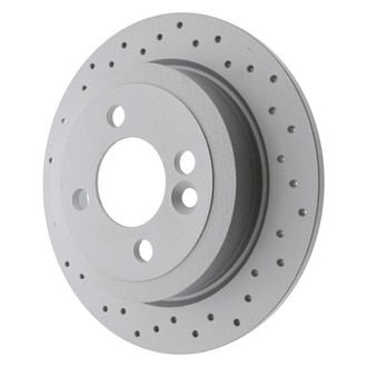 Genuine® - Solid Rear Driver Side Brake Rotor