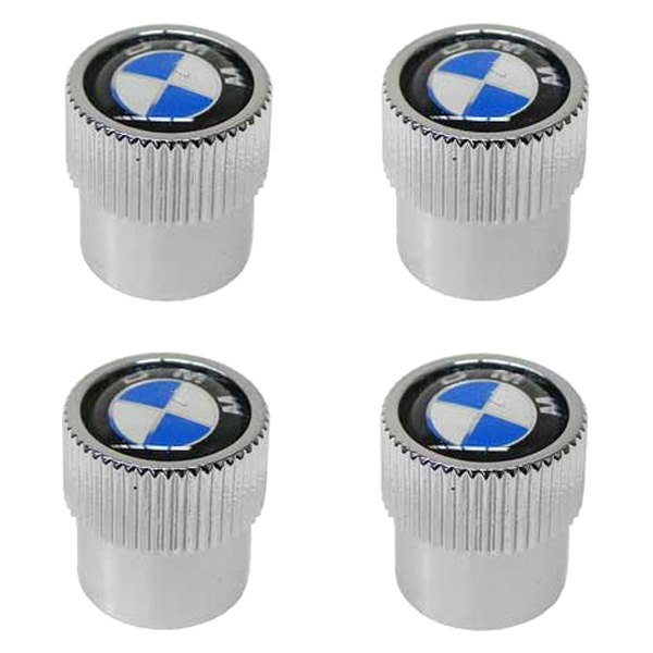 Genuine® - Silver Wheel Valve Stem Caps