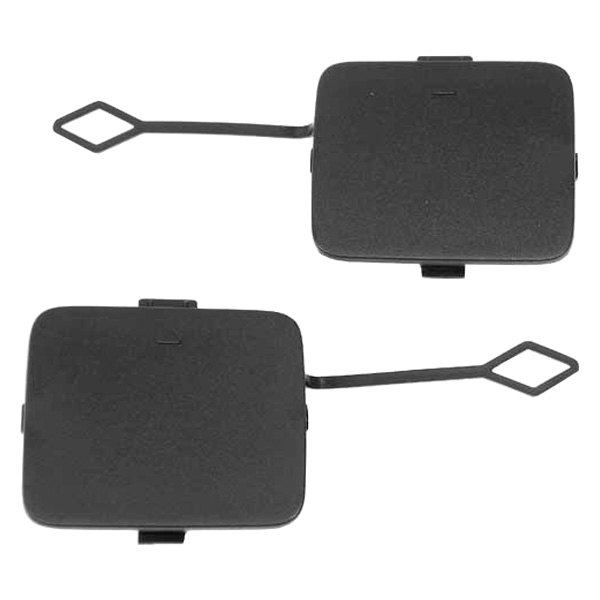 Genuine® - Rear Driver and Passenger Side Tow Hook Cover Set