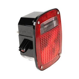 Genuine® - Black Factory Replacement Tail Lights