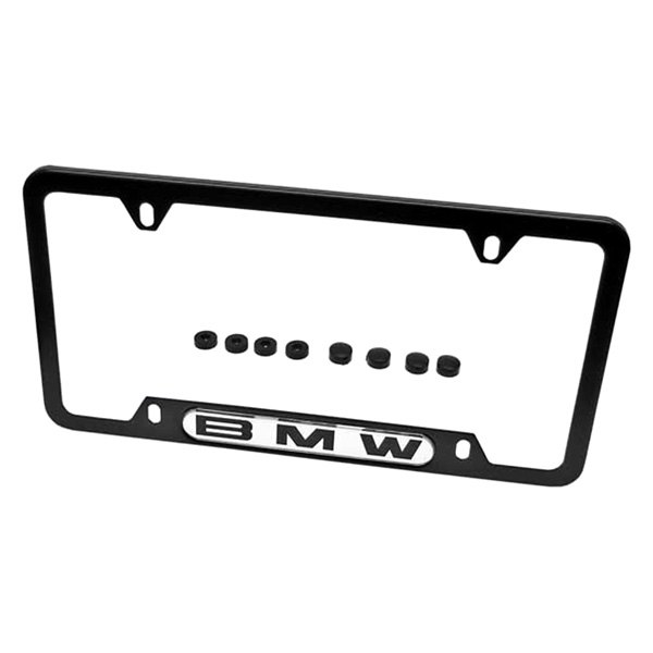 Genuine® - License Plate Frame with BMW Logo