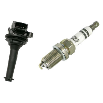 Genuine® BNDL-0745-10000007 - Ignition Coil and Spark Plug Kit