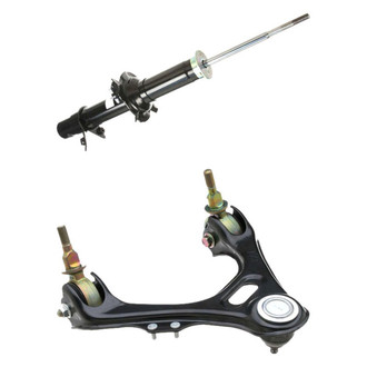 Genuine® - Front Passenger Side Shock Absorber and Control Arm Kit