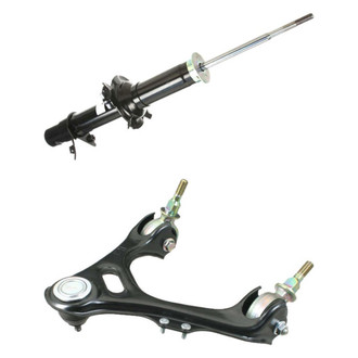 Genuine® - Front Passenger Side Shock Absorber and Control Arm Kit