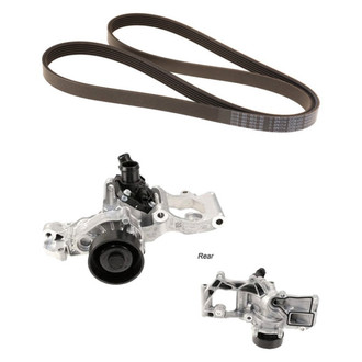 Genuine® - Engine Coolant Water Pump and Drive Belt Kit