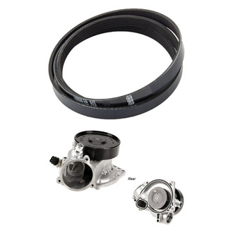 Genuine® - Engine Coolant Water Pump and Serpentine Belt Kit