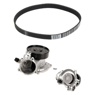 Genuine® - Engine Coolant Water Pump and Serpentine Belt Kit