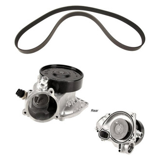 Genuine® - Engine Coolant Water Pump and Serpentine Belt Kit