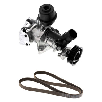Genuine® - Engine Coolant Water Pump and Drive Belt Kit