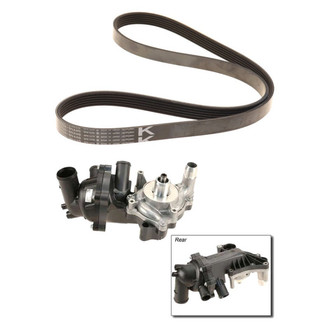 Genuine® - Engine Coolant Water Pump and Drive Belt Kit