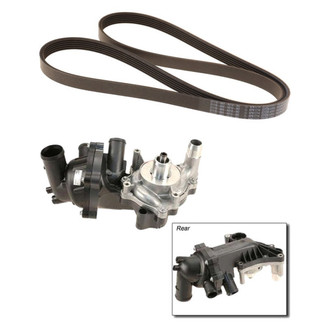Genuine® - Engine Coolant Water Pump and Drive Belt Kit