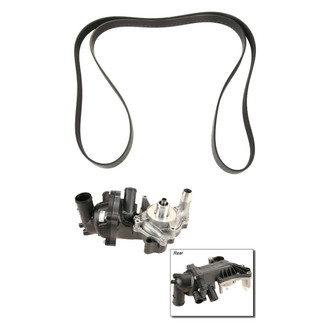 Genuine® - Engine Coolant Water Pump and Serpentine Belt Kit