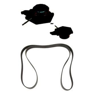 Genuine® - Engine Coolant Water Pump and Serpentine Belt Kit