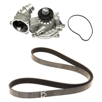 Genuine® - Engine Coolant Water Pump and Drive Belt Kit
