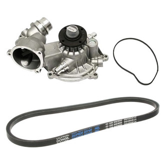 Genuine® - Engine Coolant Water Pump and Accessory Drive Belt Kit