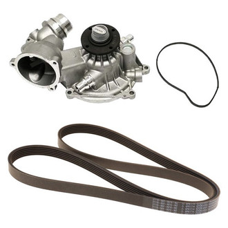 Genuine® - Engine Coolant Water Pump and Drive Belt Kit