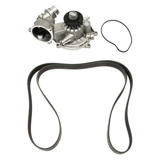 Genuine® - Engine Coolant Water Pump and Serpentine Belt Kit