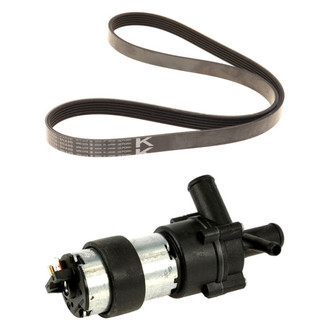 Genuine® - Engine Coolant Auxiliary Water Pump and Drive Belt Kit