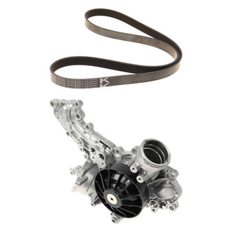 Genuine® - Engine Coolant Water Pump and Drive Belt Kit
