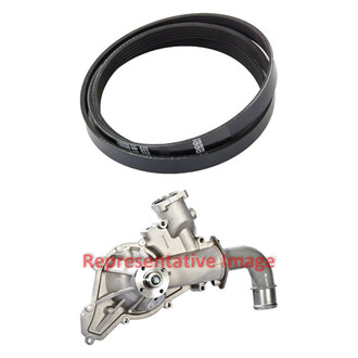 Genuine® - Engine Coolant Water Pump and Serpentine Belt Kit