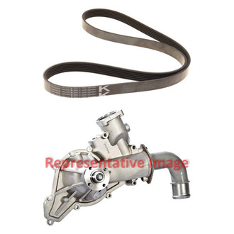 Genuine® - Engine Coolant Water Pump and Drive Belt Kit