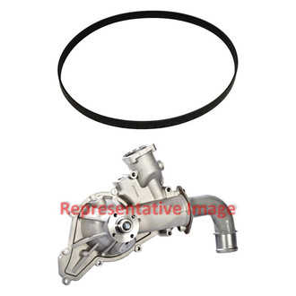 Genuine® - Engine Coolant Water Pump and Drive Belt Kit