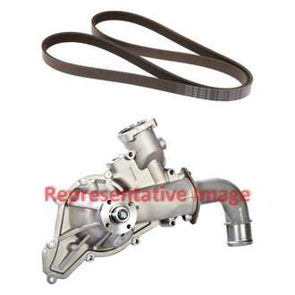 Genuine® - Engine Coolant Water Pump and Drive Belt Kit