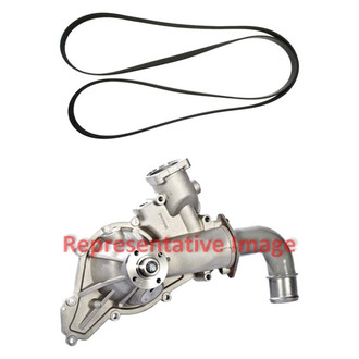 Genuine® - Engine Coolant Water Pump and Serpentine Belt Kit