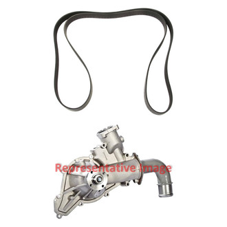 Genuine® - Engine Coolant Water Pump and Serpentine Belt Kit