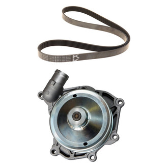 Genuine® - Engine Coolant Water Pump and Drive Belt Kit