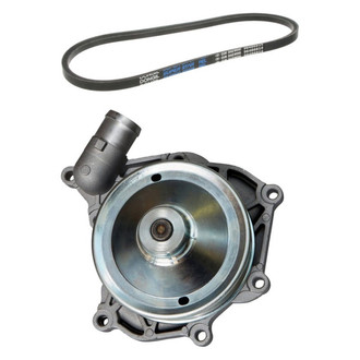 Genuine® - Engine Coolant Water Pump and Accessory Drive Belt Kit