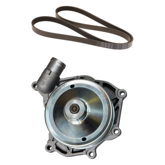 Genuine® - Engine Coolant Water Pump and Drive Belt Kit
