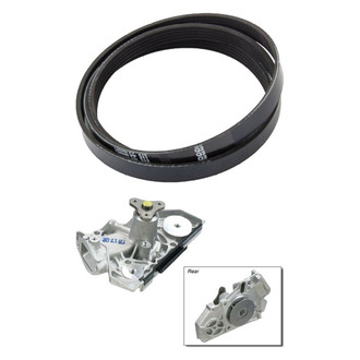 Genuine® - Engine Coolant Water Pump and Serpentine Belt Kit