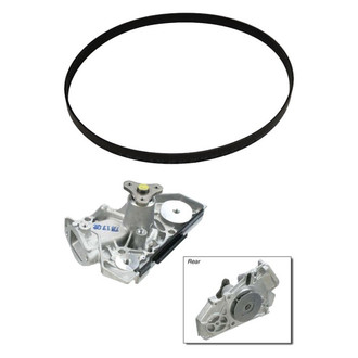 Genuine® - Engine Coolant Water Pump and Drive Belt Kit